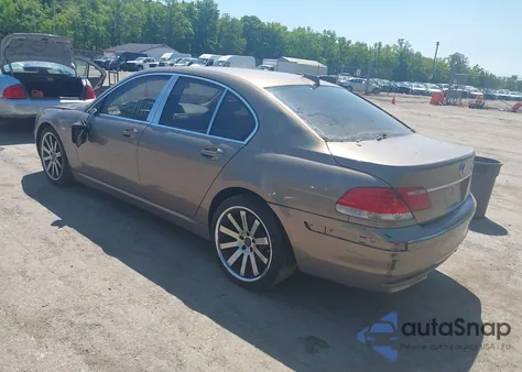 2008 BMW 750I z USA, uszkodzony, nr VIN WBAHL83568DT14138